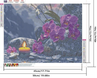 Preview: Diamond Painting Traumhafte Orchidee